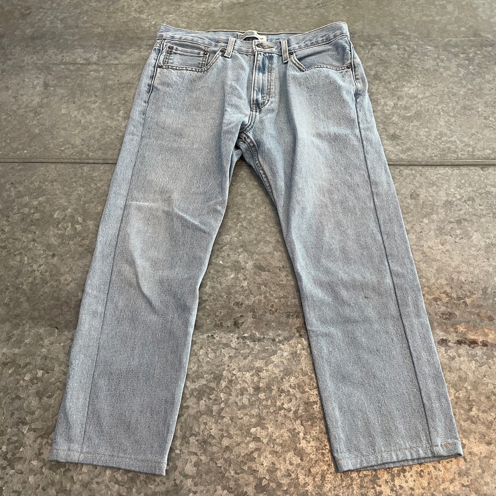 Vintage Levi's Levi Strauss & Co Signature Denim Jeans Mens 32 Cotton Ankle 90s